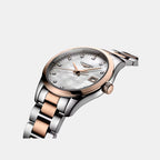 Conquest Classic Women Quartz Mother Of Pearl Dial Analog Stainless Steel Watch L23863877