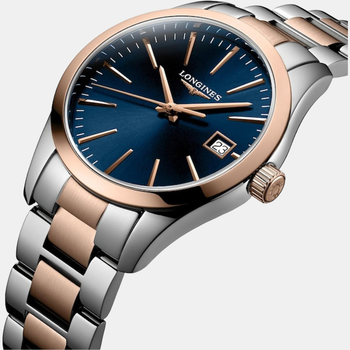 Longines Women Round Blue watch