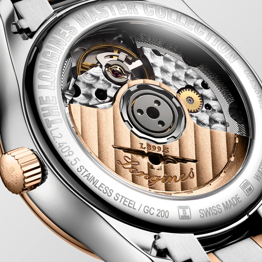 Women Automatic Mother Of Pearl Dial Analog Stainless Steel Watch L24095897