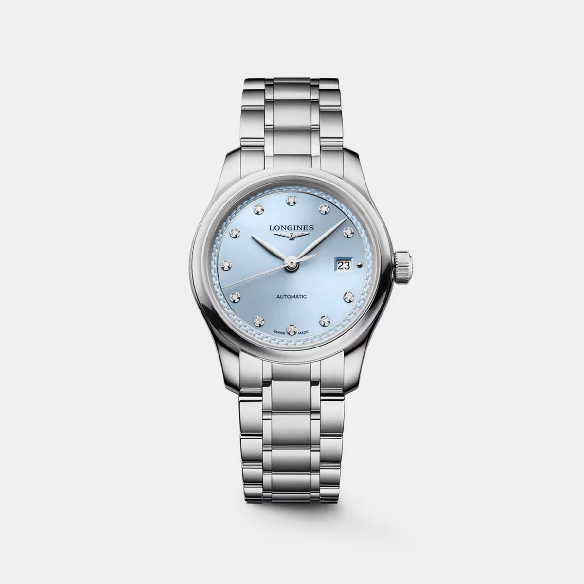 Master Women Automatic Blue Dial Analog Stainless Steel Watch L24494976