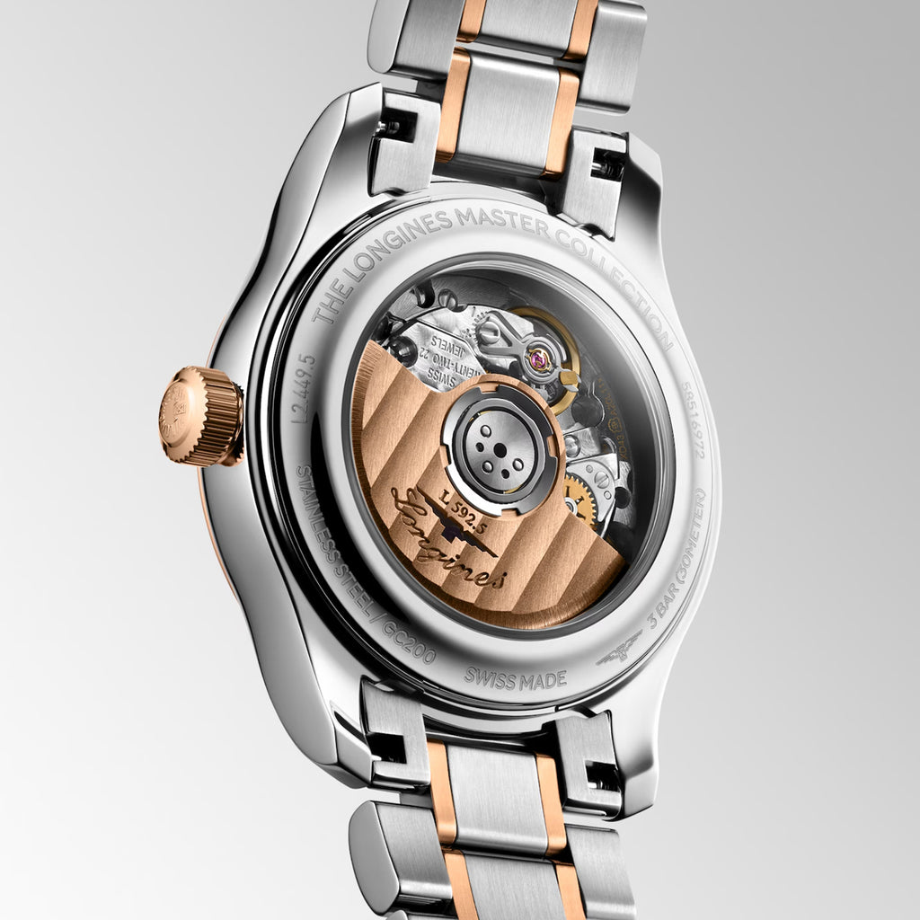 Master Women Automatic White Mother Of Pearl Dial Analog Stainless Steel Watch L24495897