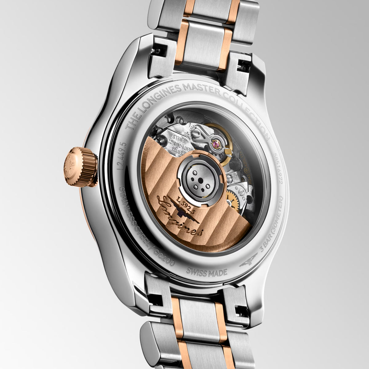 Master Women Automatic Mother Of Pearl Dial Analog Stainless Steel Watch L24495897