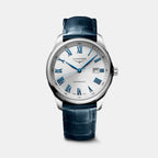 Men Automatic White Dial Analog Leather Watch L28934792
