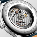 Men Automatic White Dial Analog Leather Watch L28934792