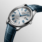 Men Automatic White Dial Analog Leather Watch L28934792