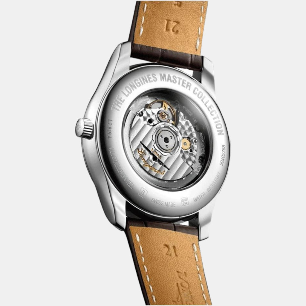 Longines Men Round Silver watch