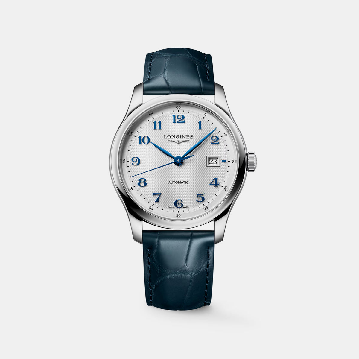 Master Men Automatic White Dial Analog Leather Watch L29504732