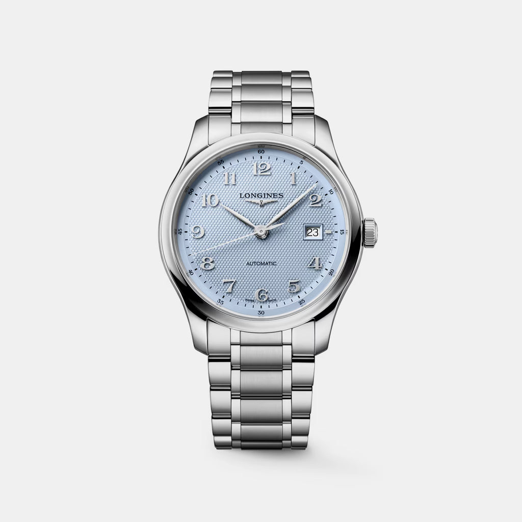 Master Men Automatic Blue Dial Analog Stainless Steel Watch L29504996