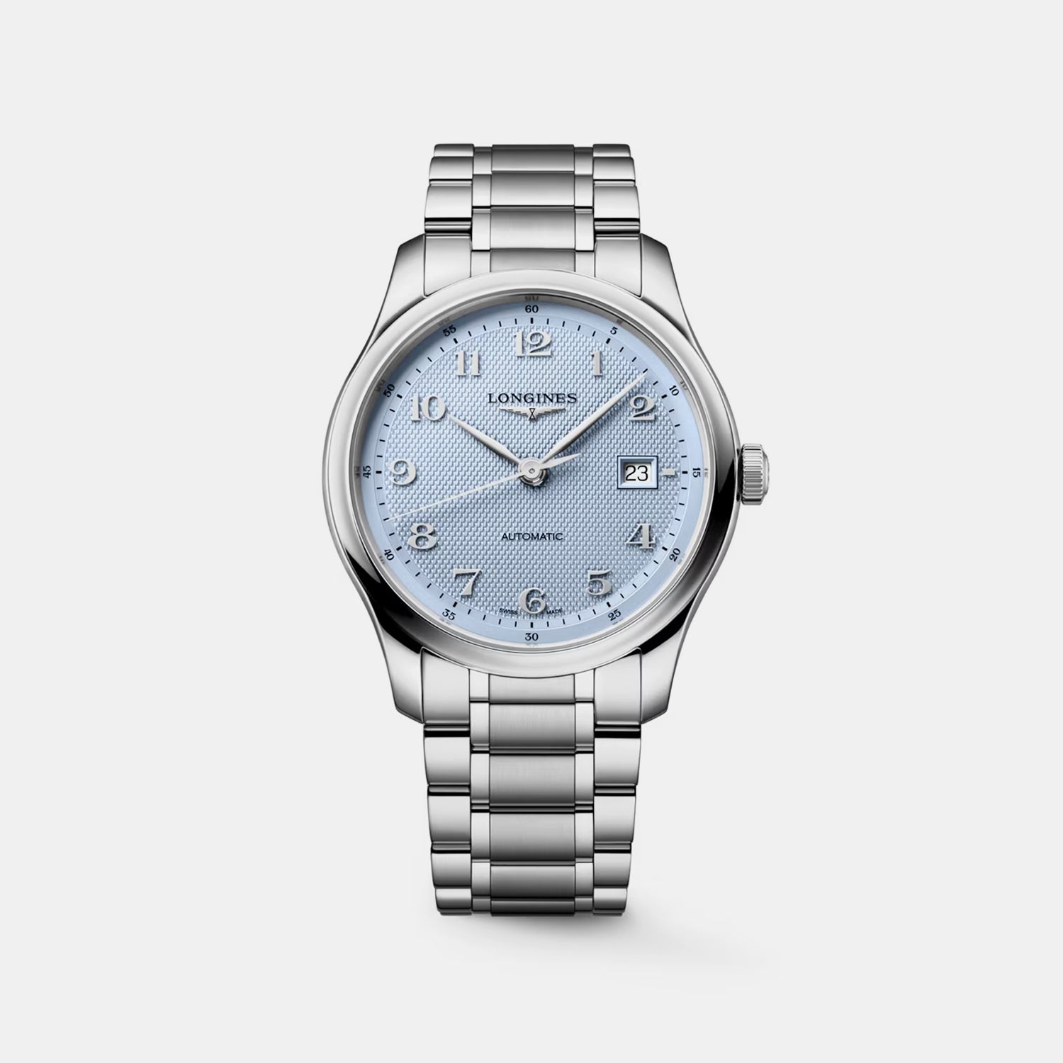 Master Men Automatic Blue Dial Analog Stainless Steel Watch L29504996