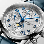Master Moonphase Men Automatic Silver Dial Chronograph Leather Watch L29624732