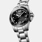 Female Black Analog Stainless steel Watch L33704566