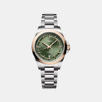 Conquest Women Automatic Green Dial Analog Stainless Steel Watch L33205026