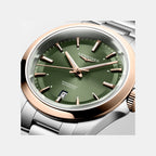 Conquest Women Automatic Green Dial Analog Stainless Steel Watch L33205026