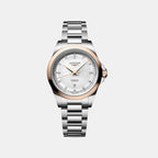 Conquest Women Automatic Mother Of Pearl Dial Analog Stainless Steel Watch L33205876