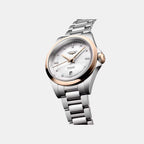 Conquest Women Automatic Mother Of Pearl Dial Analog Stainless Steel Watch L33205876