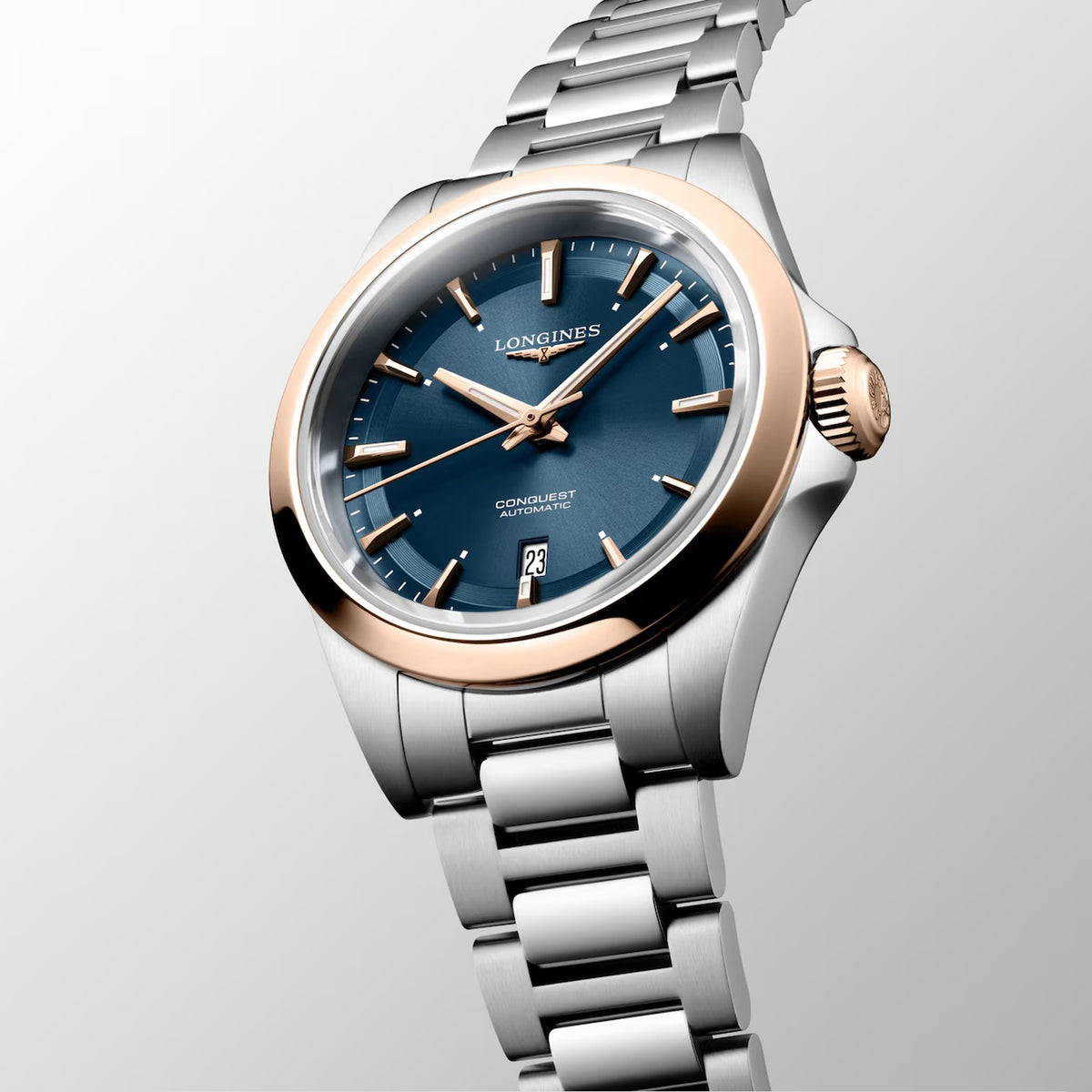 Conquest Women Automatic Blue Dial Analog Stainless Steel Watch L33205926