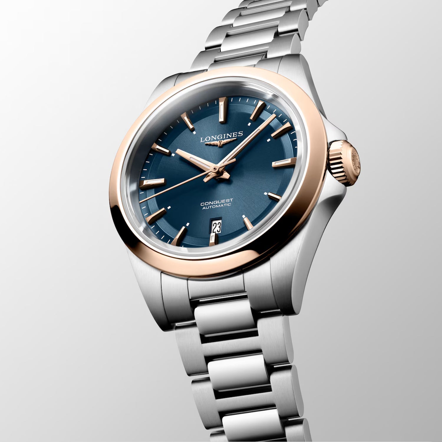 Conquest Women Automatic Blue Dial Analog Stainless Steel Watch L33205926