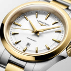 Conquest Women Quartz White Dial Analog Stainless Steel Watch L33503127