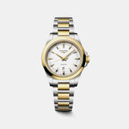 Conquest Women Quartz White Dial Analog Stainless Steel Watch L33503127