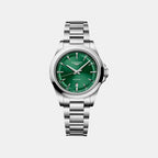 Conquest Women Quartz Green Dial Analog Stainless Steel Watch L33504096
