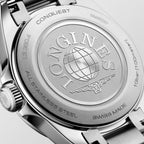 Conquest Women Quartz White Dial Analog Stainless Steel Watch L33504186