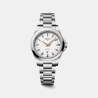 Conquest Women Quartz White Dial Analog Stainless Steel Watch L33504186