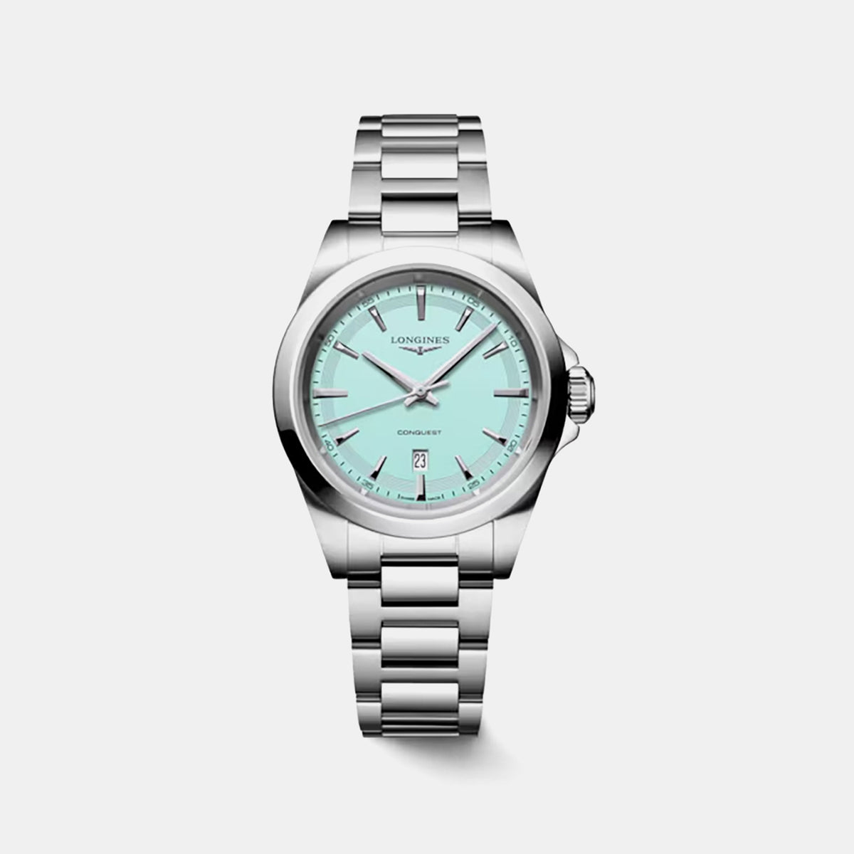 Conquest Women Quartz Blue Dial Analog Stainless Steel Watch L33504926