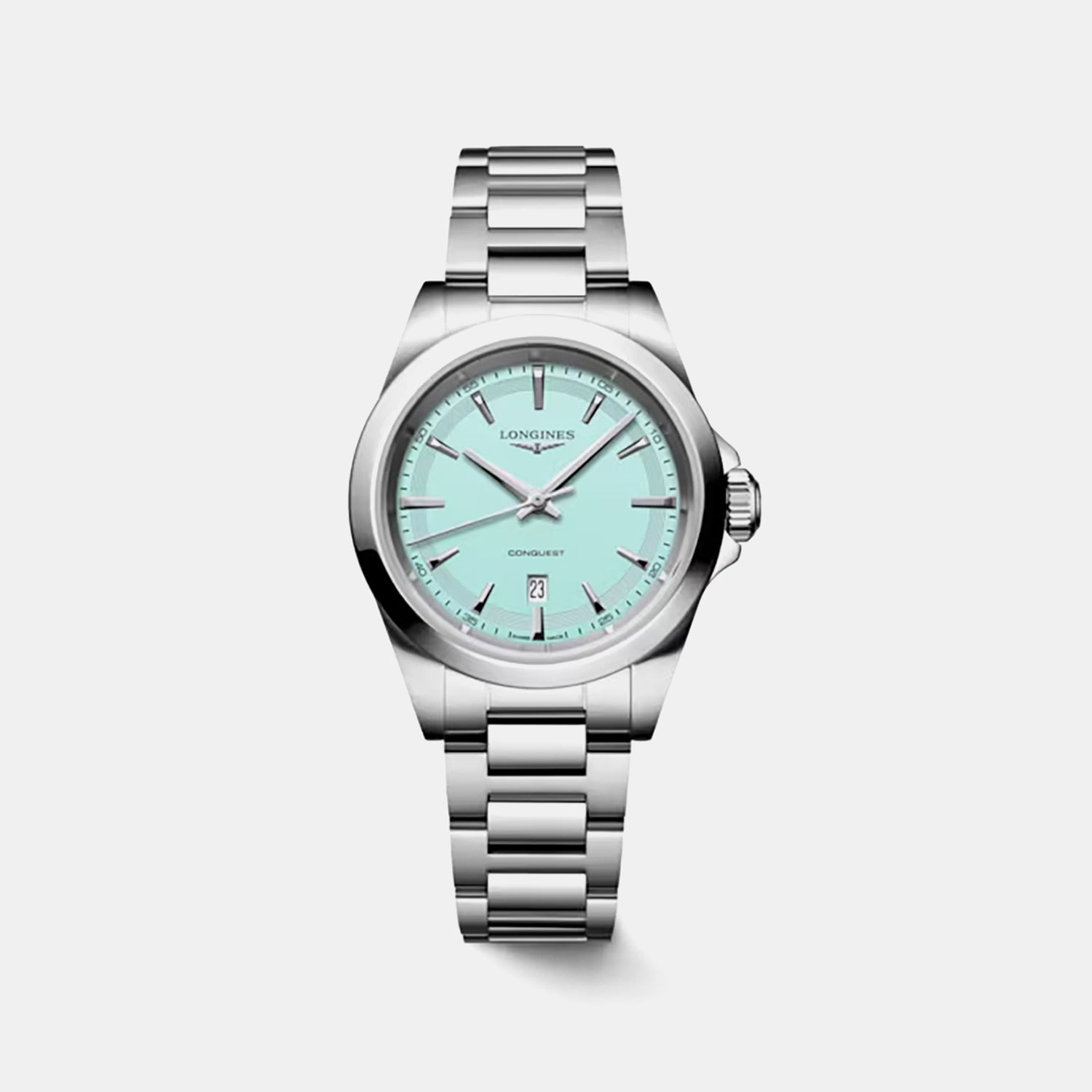 Conquest Women Quartz Blue Dial Analog Stainless Steel Watch L33504926