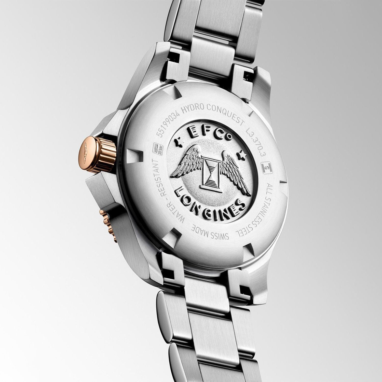 Women Quartz White Dial Analog Stainless Steel Watch L33703896