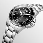 Women Quartz Black Dial Analog Stainless Steel Watch L33704566