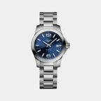 Women Quartz Blue Dial Analog Stainless Steel Watch L33764966