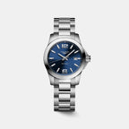 Women Quartz Blue Dial Analog Stainless Steel Watch L33764966