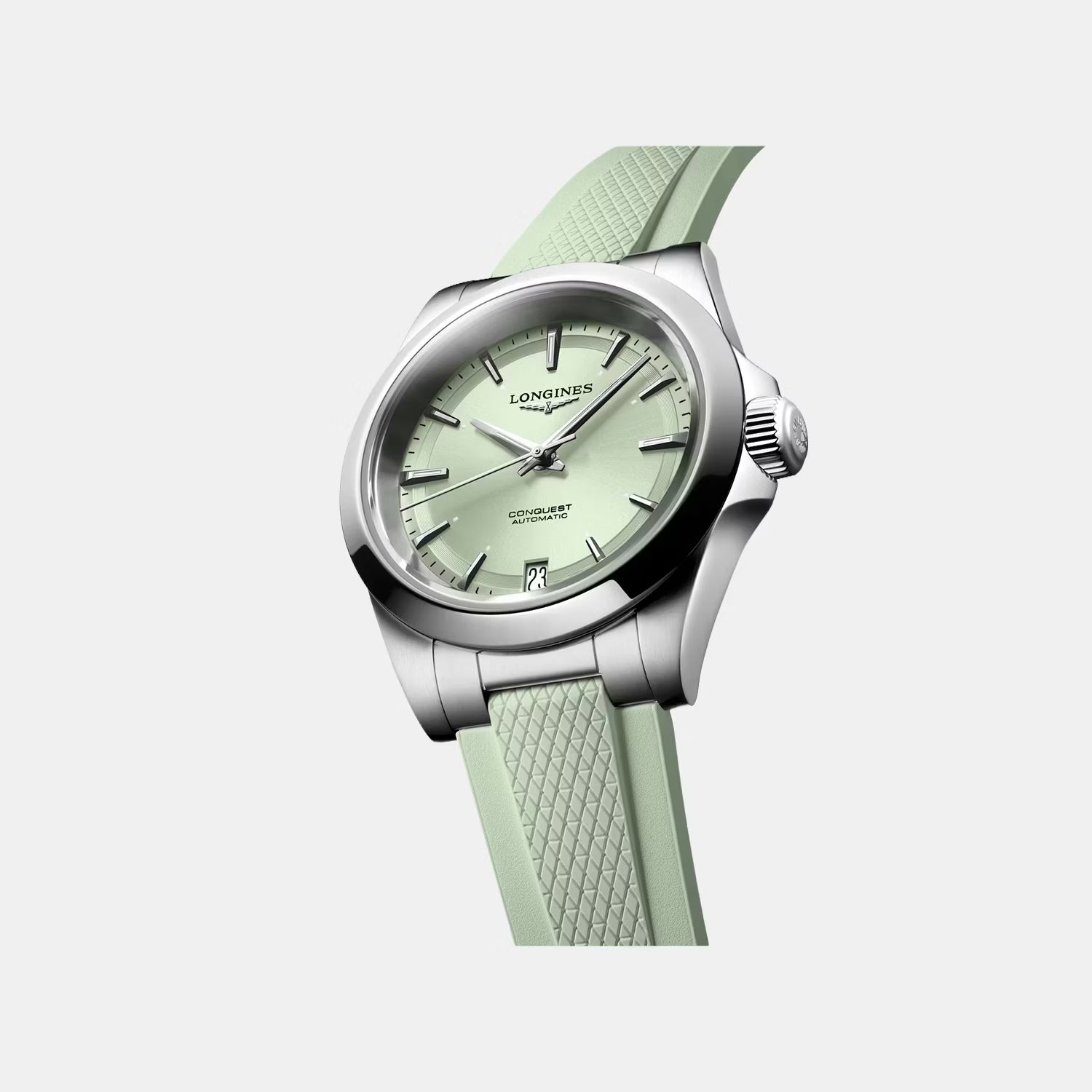 Conquest Women Automatic Green Dial Analog Leather Watch L34304029