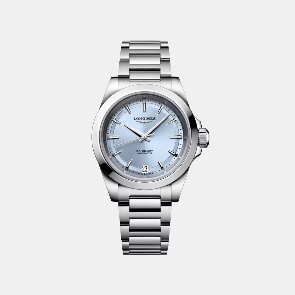 Conquest Women Automatic Blue Dial Analog Stainless Steel Watch L34304926