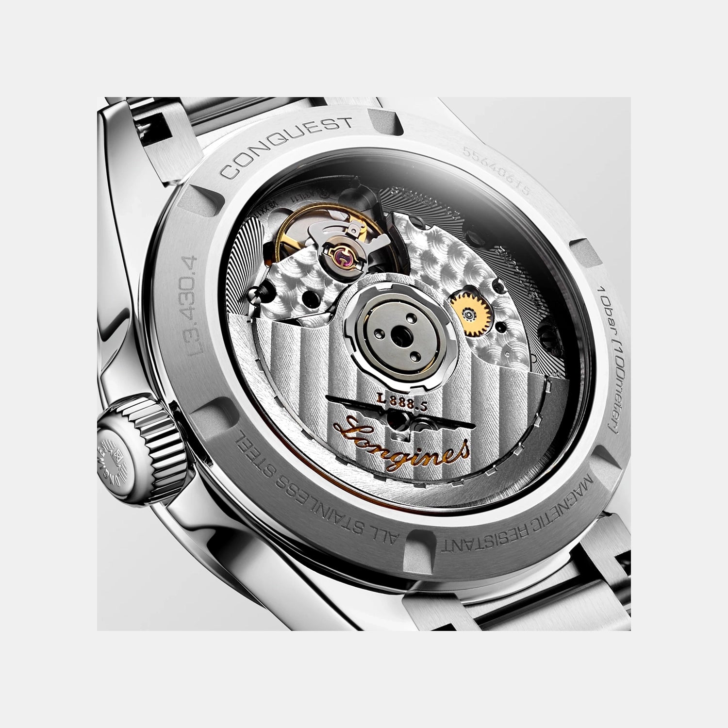 Conquest Women Automatic Blue Dial Analog Stainless Steel Watch L34304926