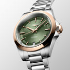Conquest Women Automatic Green Dial Analog Stainless Steel Watch L34305026