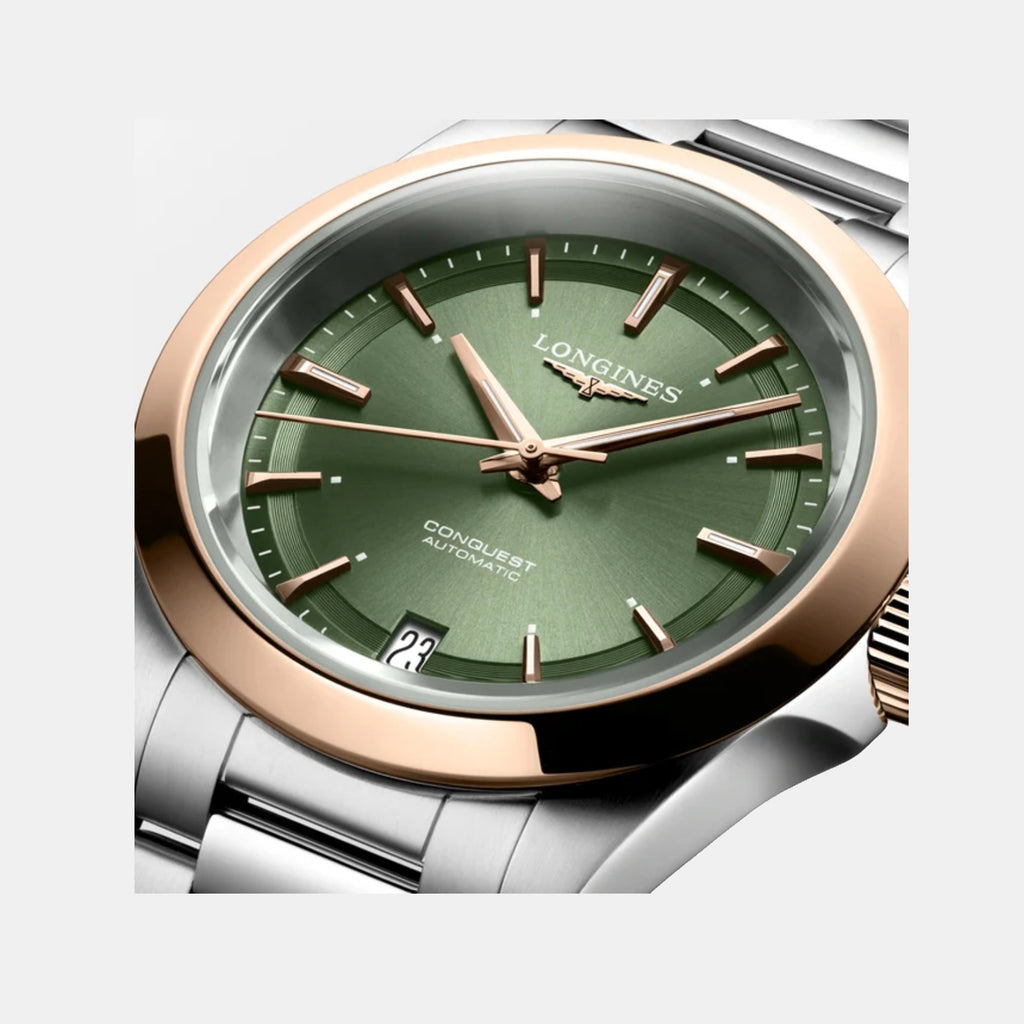 Longines Women Round Green watch