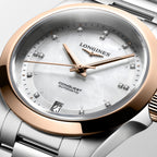 Conquest Women Automatic White Dial Analog Stainless Steel Watch L34305876