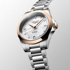 Conquest Women Automatic White Dial Analog Stainless Steel Watch L34305876