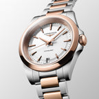 Conquest Women Quartz White Dial Analog Stainless Steel Watch L34603187