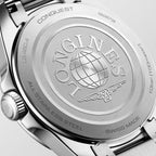 Conquest Women Quartz Lavender Dial Analog Stainless Steel Watch L34604026