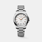 Conquest Women Quartz White Dial Analog Stainless Steel Watch L34604186