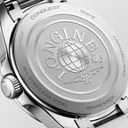 Conquest Women Quartz Blue Dial Analog Stainless Steel Watch L34604926