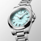 Conquest Women Quartz Blue Dial Analog Stainless Steel Watch L34604926