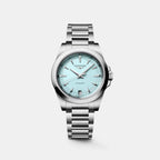 Conquest Women Quartz Blue Dial Analog Stainless Steel Watch L34604926