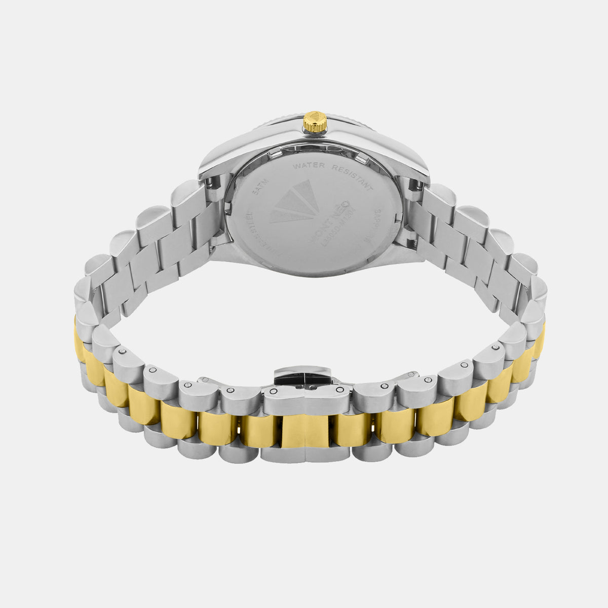 Women Quartz Black Dial Analog Stainless Steel Watch L3505D-M1204