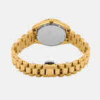 Women Quartz Black Dial Analog Stainless Steel Watch L3505D-M2204