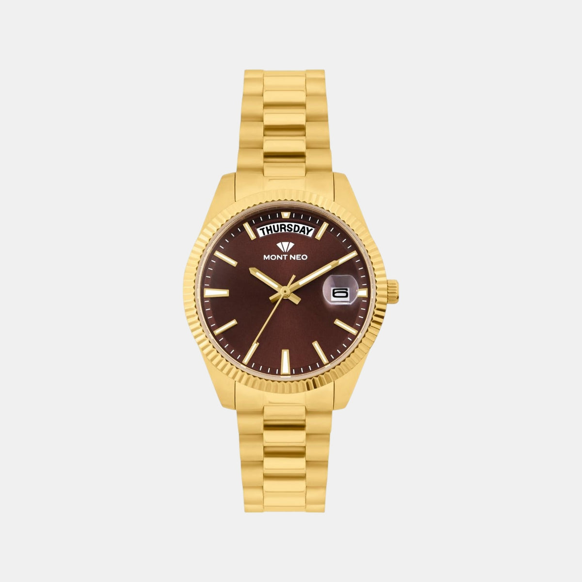 Women Quartz Red Dial Analog Stainless Steel Watch L3505D-M2212