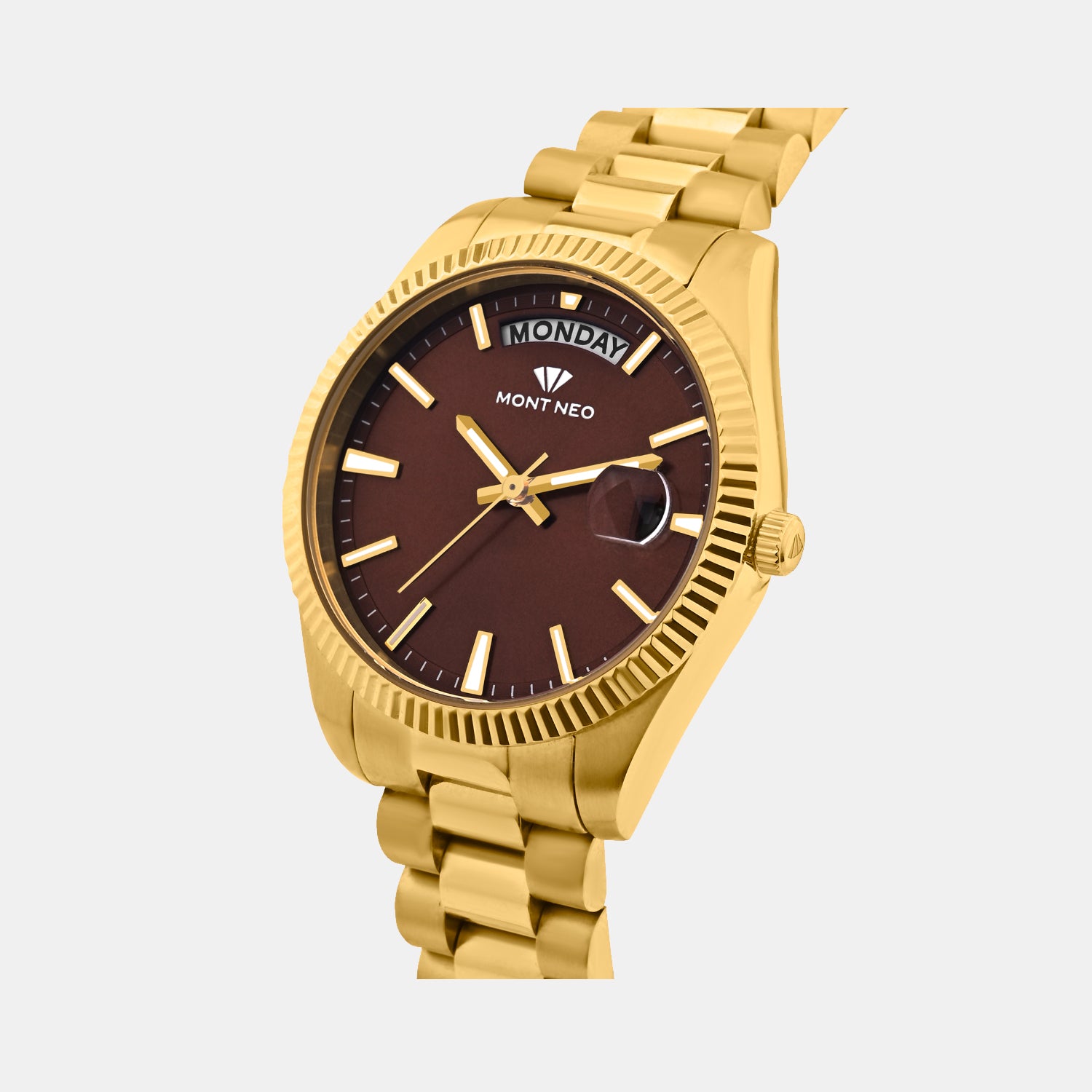 Women Quartz Red Dial Analog Stainless Steel Watch L3505D-M2212