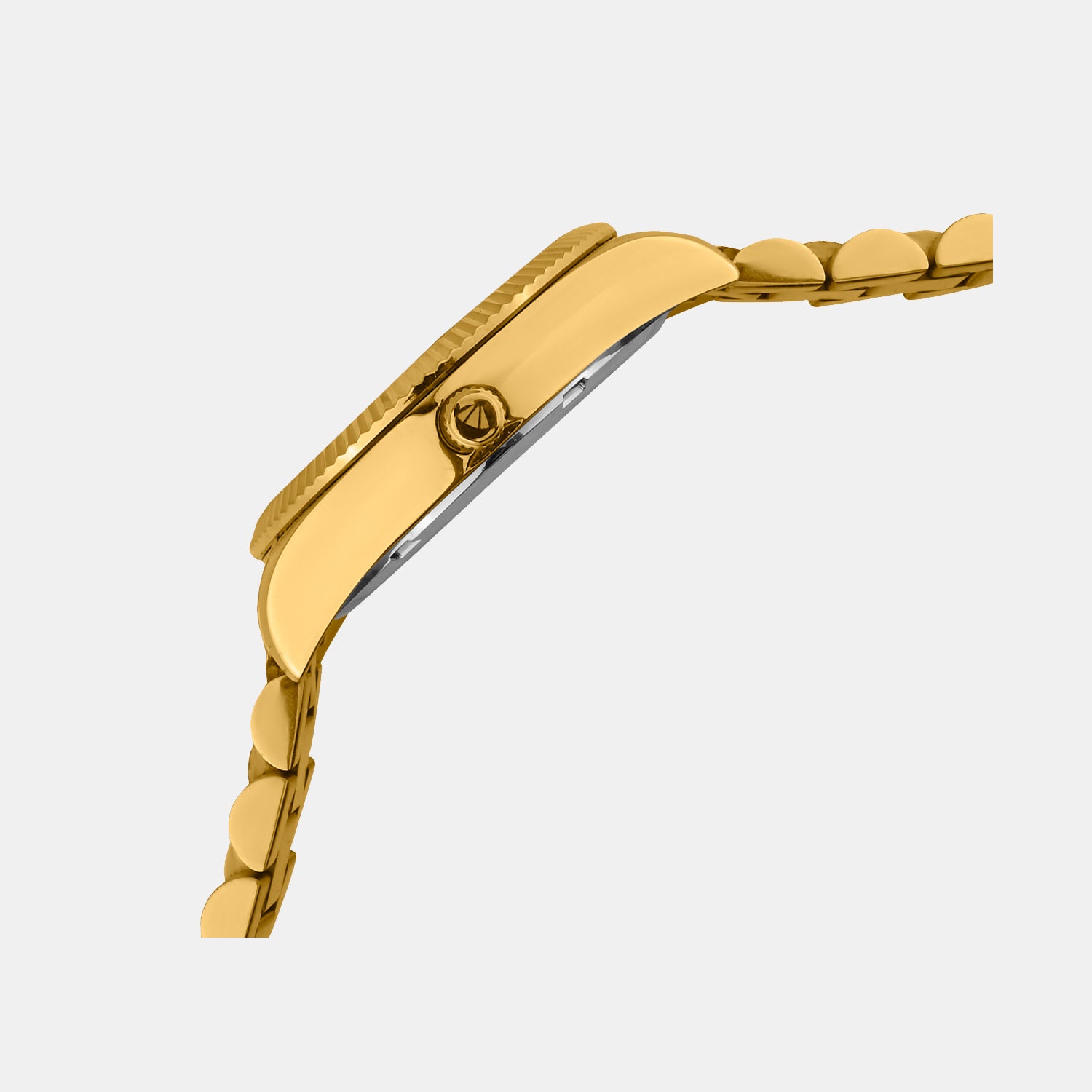 Women Quartz Red Dial Analog Stainless Steel Watch L3505D-M2212